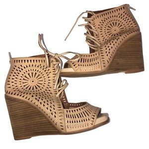 Jeffrey Campbell Rayos Hi Wedge Sandals